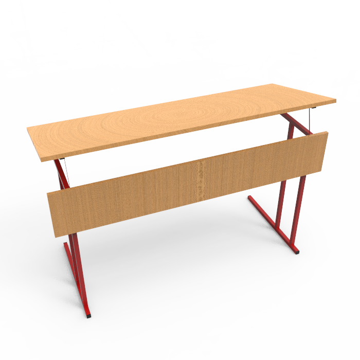 В продаже парты и стулья школьные на прямоугольной трубе