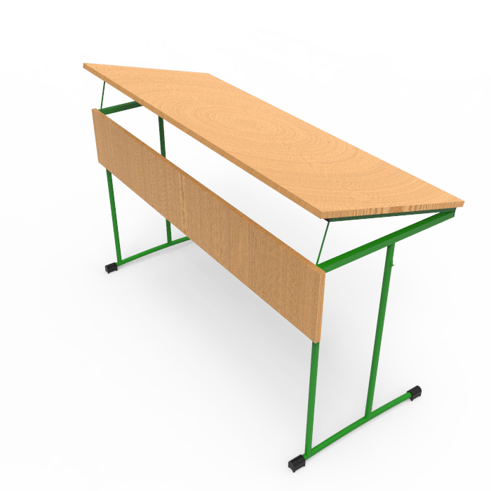 В продаже парты и стулья школьные на круглой трубе